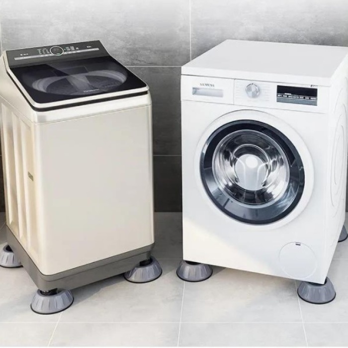 Çamaşır Makinesi Titreşim Engelleyici Stoper GRİ 4 lü Set (5460)