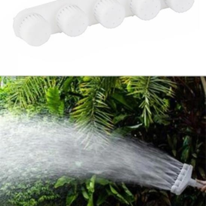 5 Kafalı Peyzaj Bahçe Tarla Çim Sulama Başlığı Yüksek Basınçlı Su Püskürtücü Hortum Aparatı (5460)