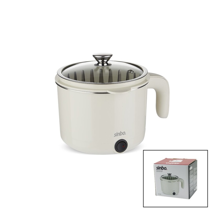 ELEKTRİKLİ ÇOK FONKSİYONLU PİŞİRİCİ PASLANMAZ ÇELİK TENCERE 800ML SCO-5063 (5460)