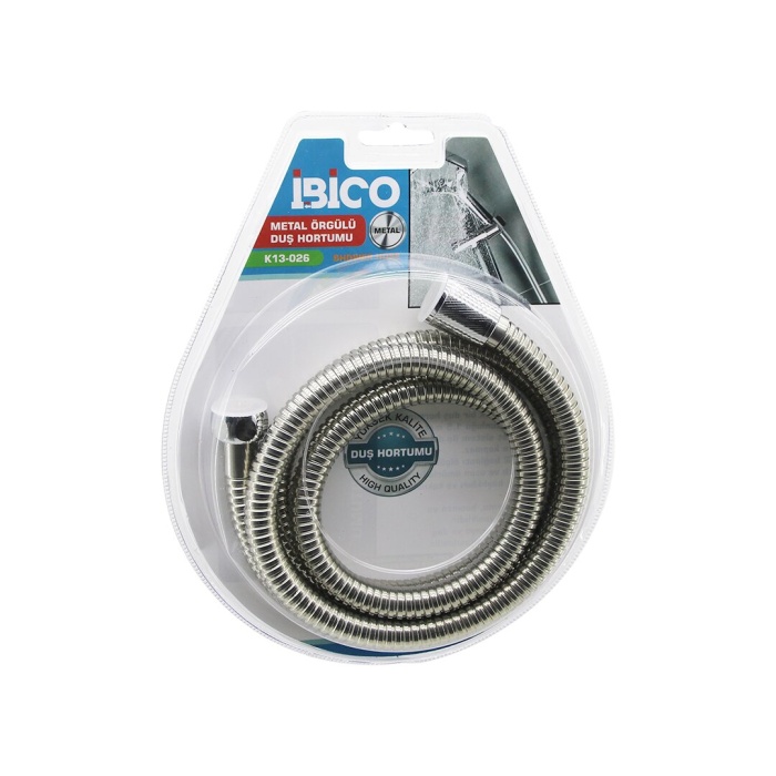 METAL ÖRGÜLÜ  DUŞ HORTUMU  1.5MT   VAKUMLU AMBALAJ   ANTİ TWİST=DOLANMAZ-KIVRILMAZ-KOPMAZ (5460)