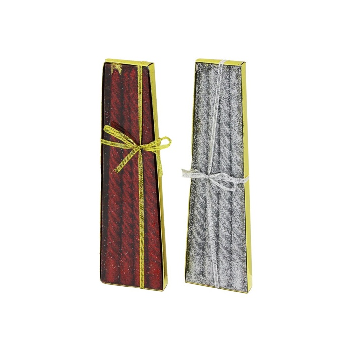 4PCS YALDIZ ŞAMDAN MUM SİMLİ 24CM (5460)