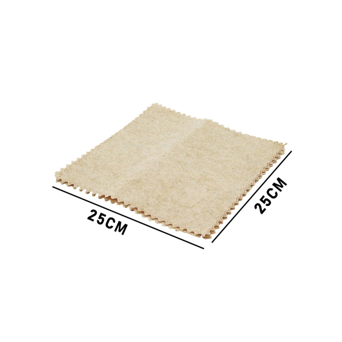 3 PCS 25X25CM YEŞİL LİF KABAK BİTİKİ ÜRETİMİ SAF DOĞAL TEMİZLİK BEZİ (5460)