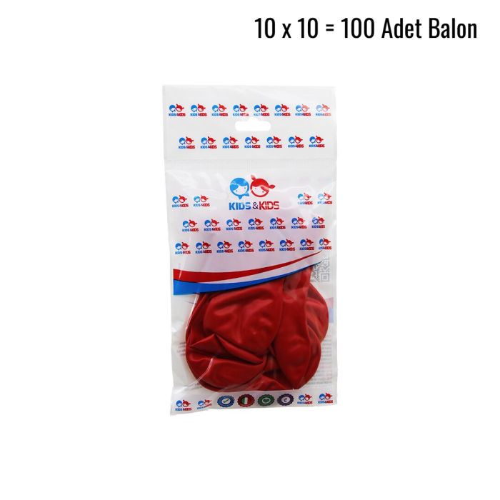 KIRMIZI 100PCS BALON G-90A (5460)
