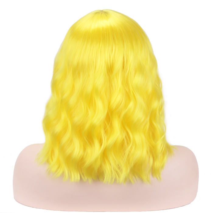 Sarı Renk Uzun Dalgalı Parti Peruğu (5460)