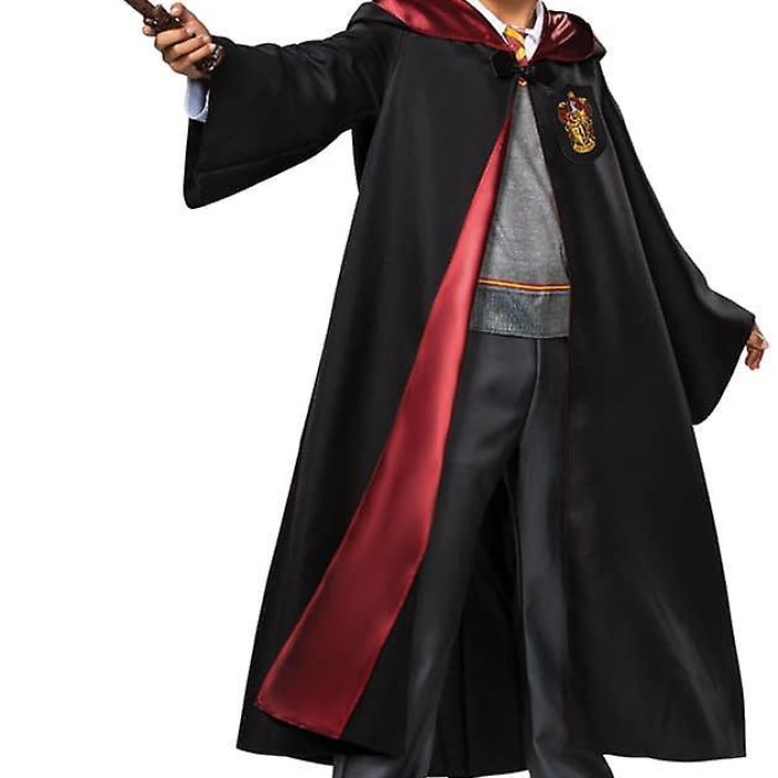 Harry Potter Gryffindor Cübbe Çocuk Boy - Harry Potter Kostümü 5-6 Yaş (5460)