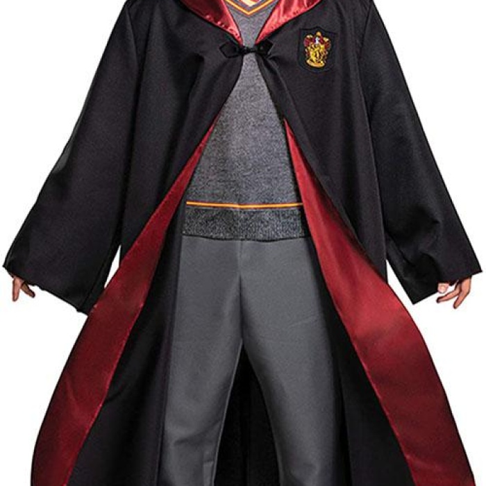 Harry Potter Gryffindor Cübbe Çocuk Boy - Harry Potter Kostümü 5-6 Yaş (5460)