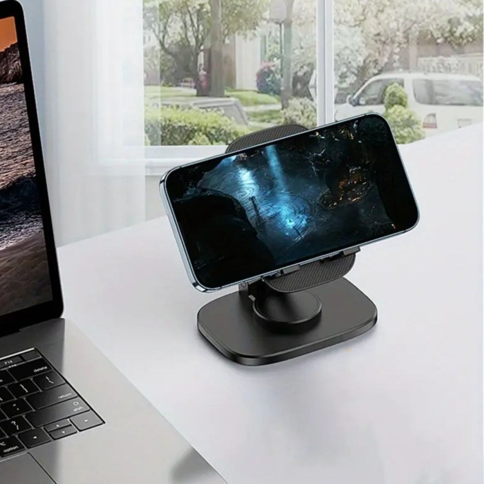 360 Döner Masaüstü Mobil Telefon Tutucu Standı (5460)