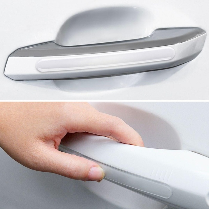 Oto Darbe Koruyucu Şeffaf Kendiliğinden Yapışkanlı Bantlar 4 Adet (5460)