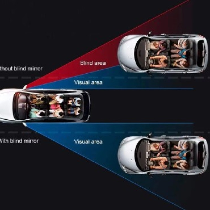 Çerçevesiz  Ayarlanabilir Kör Nokta Aynası 2 li (5460)