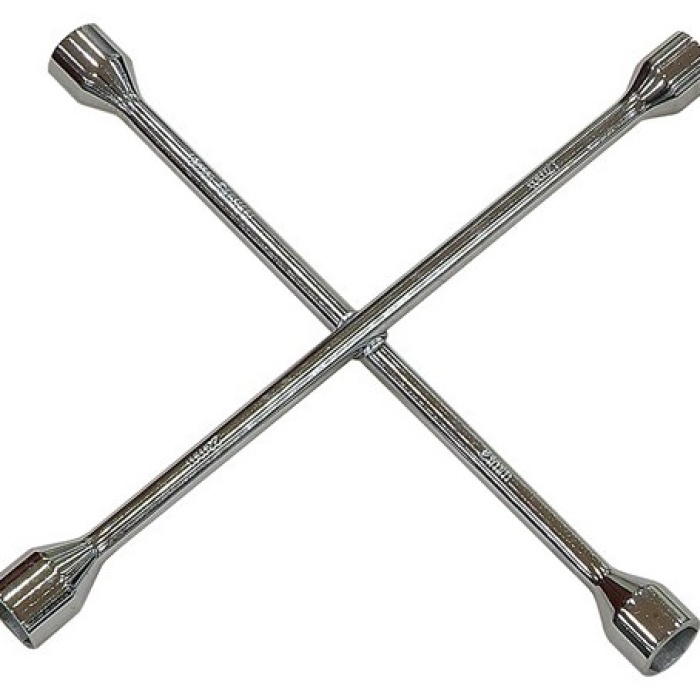 Dörtlü Bijon Anahtarı Krom Çelik Tam Profesyonel Lokmalı Bijon Tüm Araçlar İçindir (5460)