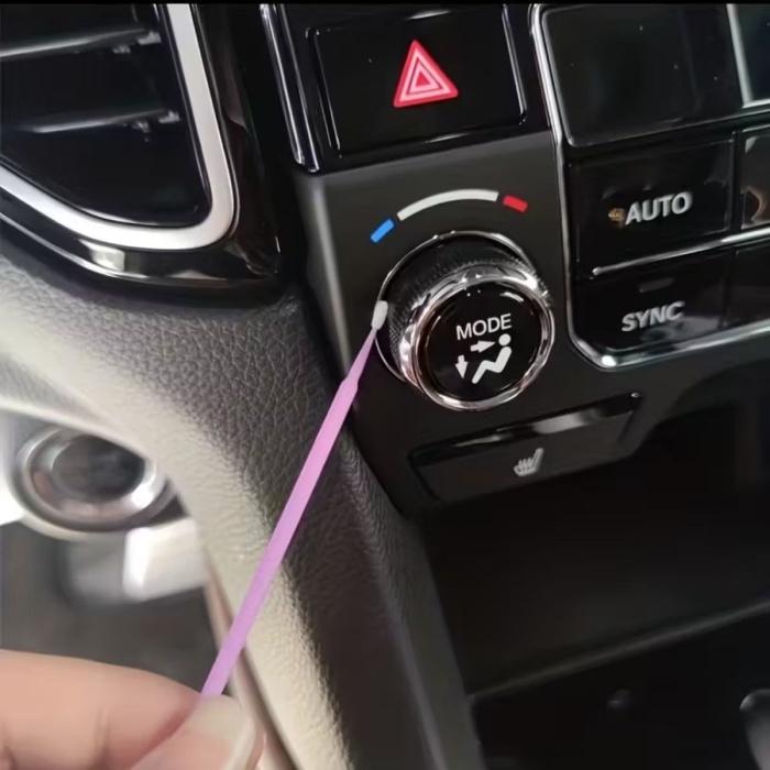 100’lü Mini Tek Kullanımlık Araba Rötüş Fırçası –İnce Uçlu Yumuşak Kıllı Boya Uygulayıcı, Otomotiv Detaylandırma (5460)