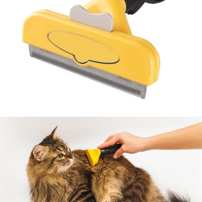 Kedi ve Köpekler İçin Kısa Tüylü Köpek Tarağı Tüy Toplayıcı Tarak Large (5460)