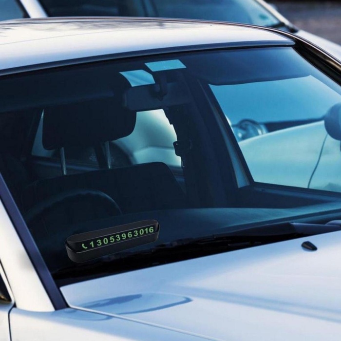 Pratik Fosforlu Telefon Numarası Yamzak İçin Araç İçi Oto Numaratör Numaralık (5460)