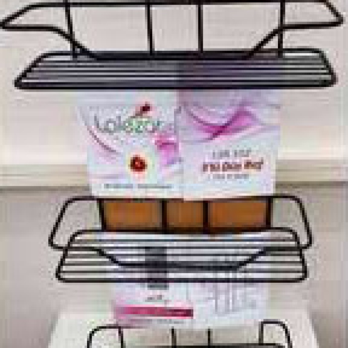 ZAMBAK 3LÜ RAF SİYAH BEYAZ (5460)