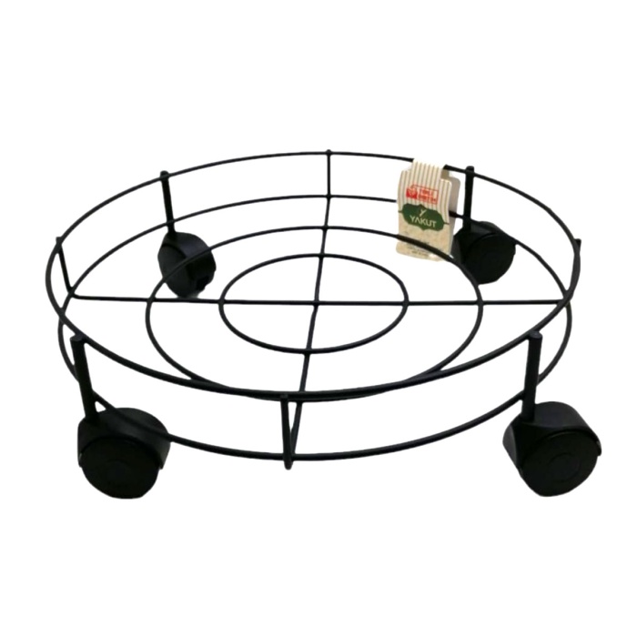 METAL - SİYAH TÜP ÇEK DAMACANA ALTLIK (5460)