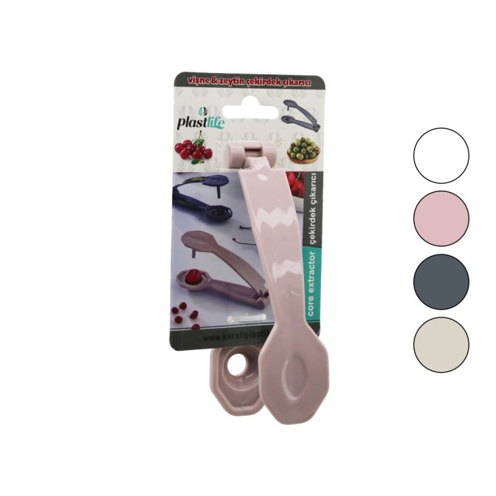 ÇEKİRDEK ÇIKARICI VİŞNE - ZEYTİN VB. RENKLİ PLASTİK (5460)