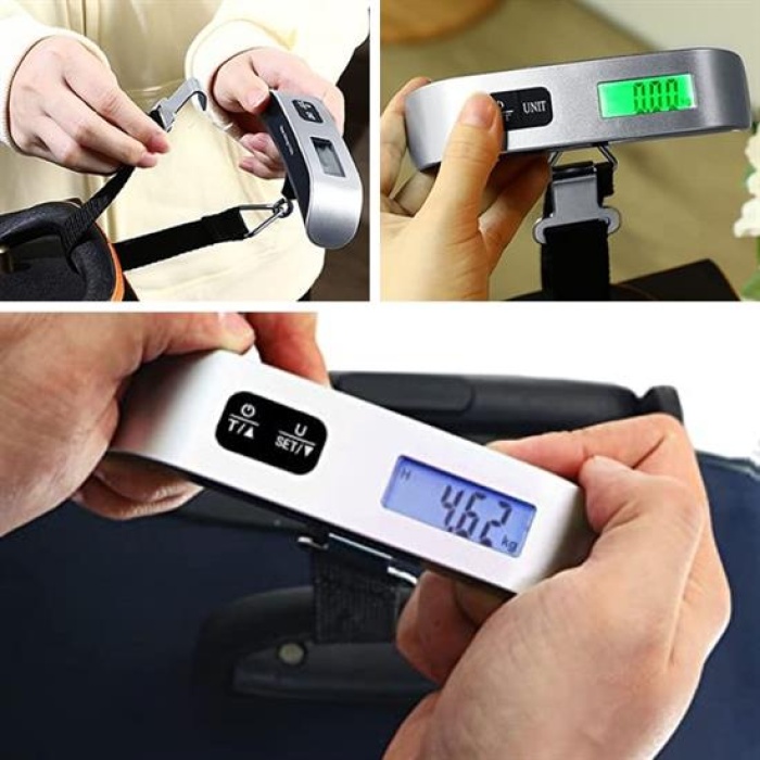 Dijital Ekranlı Valiz Kilo Ölçücü Hassas Valiz Tartısı (5460)