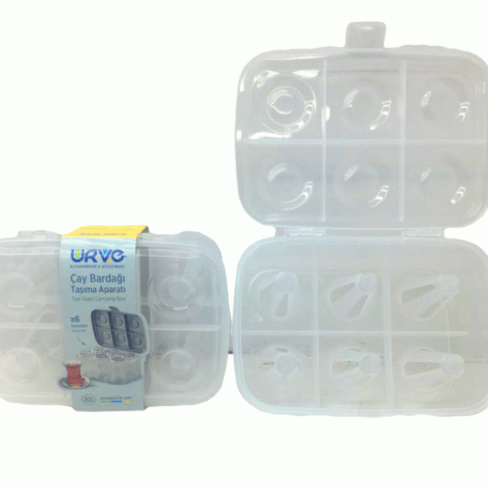 6LI ÇAY BARDAK TAŞIMA APARATI (5460)