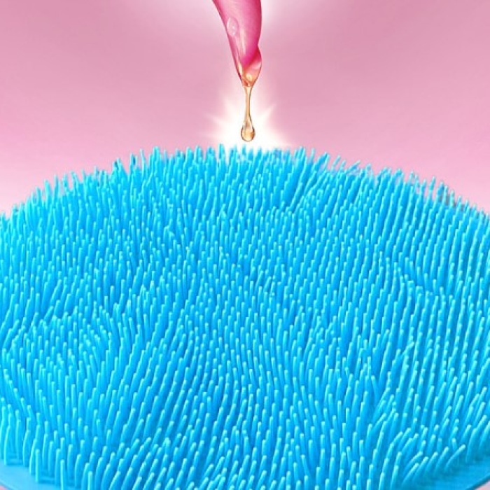 Yuvarlak Vantuzlu Banyo Sırt Kese Matı 26 cm (5460)