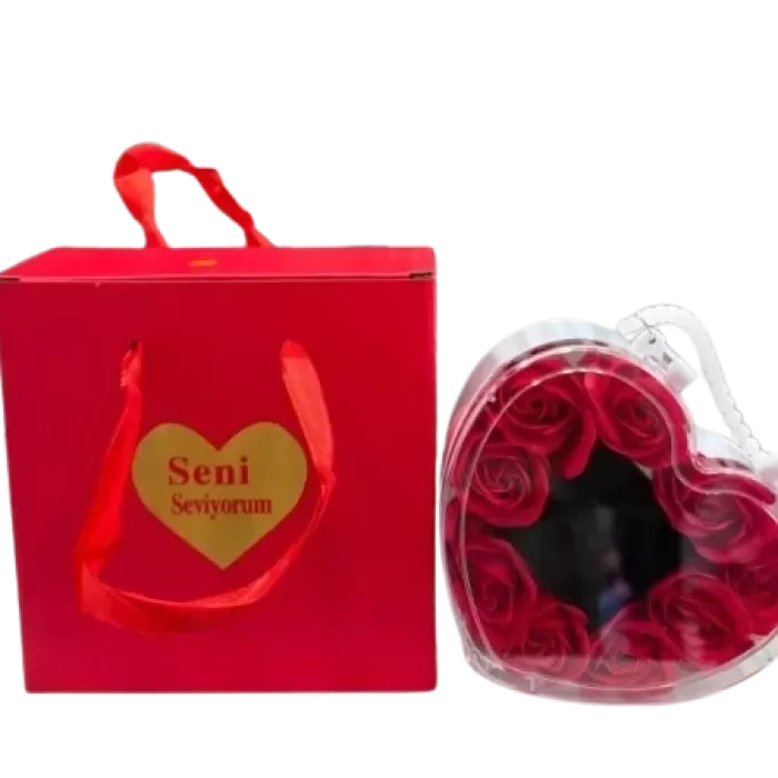 Kalpli Kutu Yüzük Kutusu Hediye (5460)