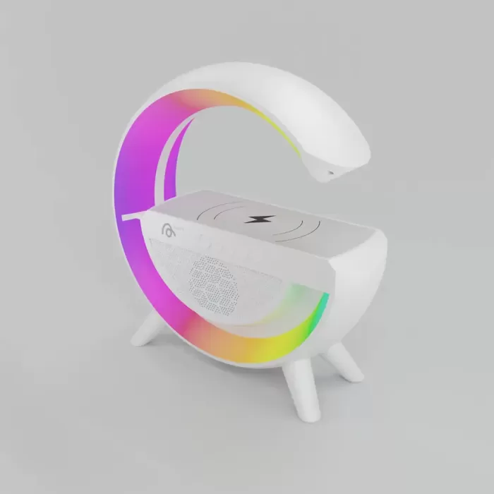 Kablosuz, Usb Bağlantılı, Ekstra Uzun Pil Ömürlü, 7 Renk Seçenekli Ambiyans Işığı,Telefon Şarj Standı BT2301 (5460)