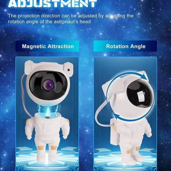 Astronot, Galaksi, Projektör, Uzaktan Kumandalı, Gece Lambası BWR-47 (5460)