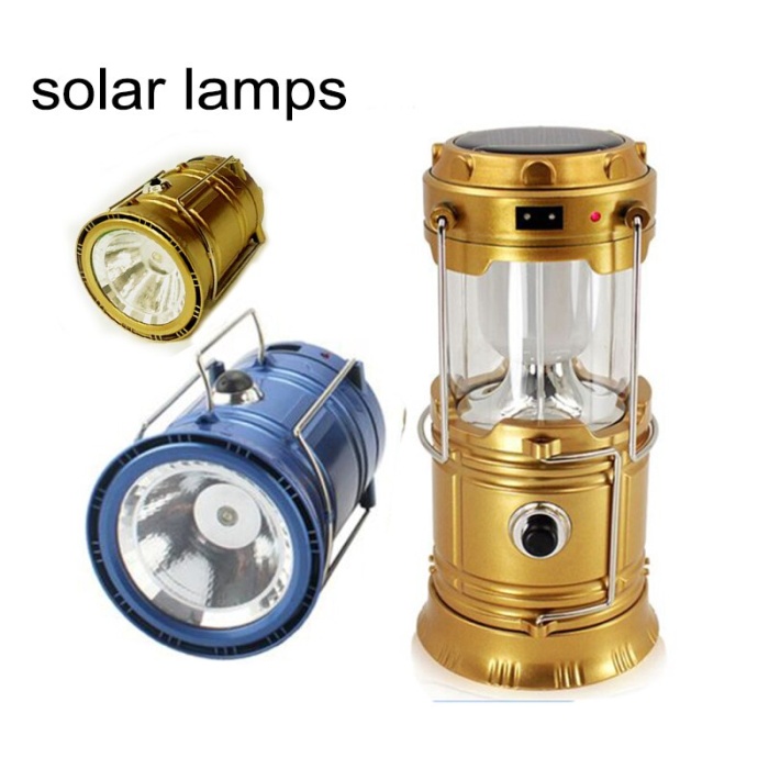 Güneş Enerjili Açılır Kapanır Kamp Lambası (5460)