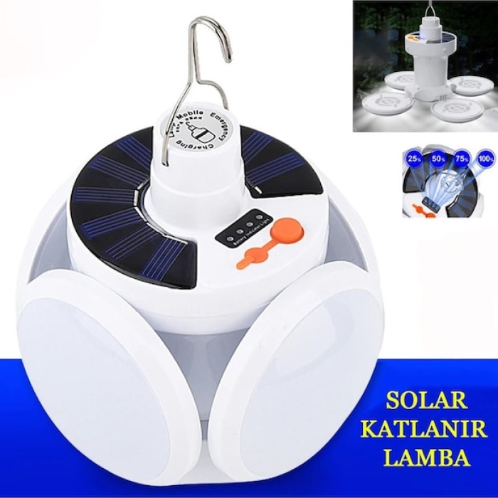 Solar 5 Kanatlı Kamp Lambası (5460)