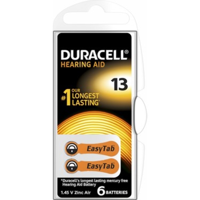 DURACELL 13 İŞİTME CİHAZI KULAK PİLİ 6 PARÇA  KUTU (5460)