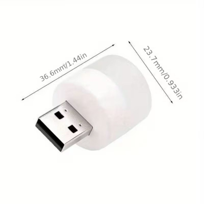 USB Mini Top LED 10’lu Aydınlatma Seti – Sıcak Renkli Gece Lambası, Enerji Tasarruflu Mikro LED Işıklar (5460)
