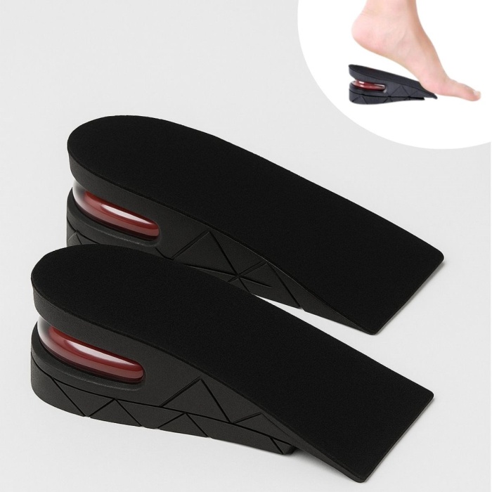 5 cm Boy Uzatıcı Silikon Ortopedik Topuk Tabanlık – Yüksek Konforlu Gizli Yükseltici Ped (Unisex) (5460)