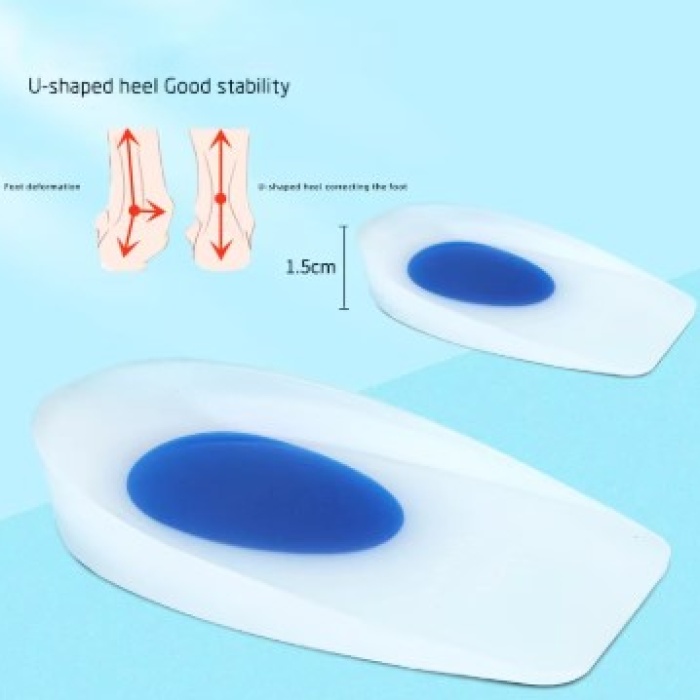 Topuk Silikonu Mavi Beyaz Küçük Boy Kadın (5460)