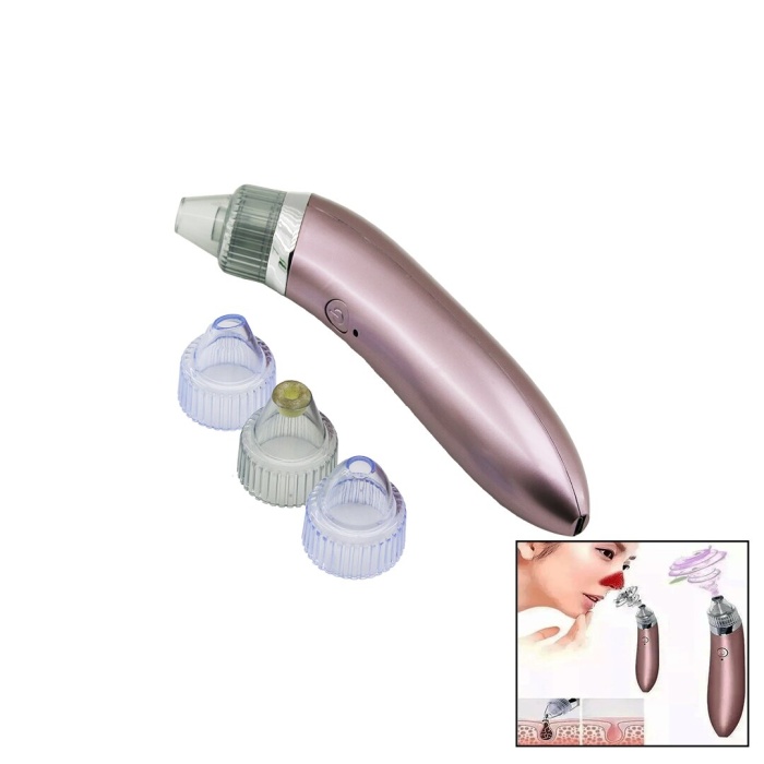 CİLT BAKIM ALETİ VAKUMAKNE GÖZENEK TEMİZLEME - SİVİLCE ÇIKARMAUSB ŞARJ- 4BAŞLIK (5460)