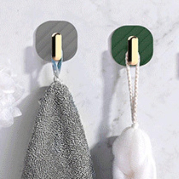 2li Yapışkanlı Retro Askılık Dolap Kapak Kulpu Gri (5460)