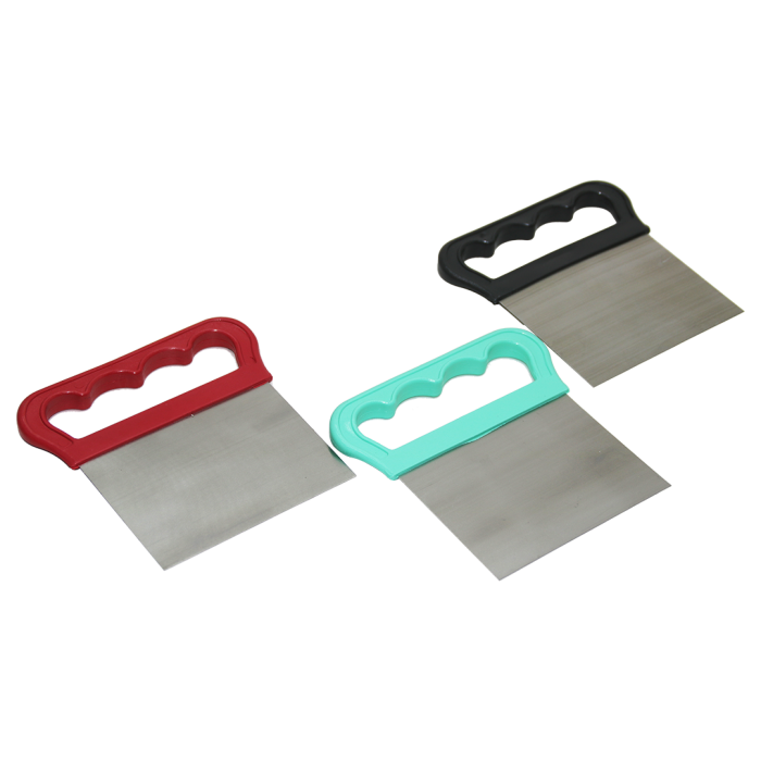 Çelik Hamur Kesici Kazıyıcı Pasta Kek Dekorasyon Spatula Aleti (5460)