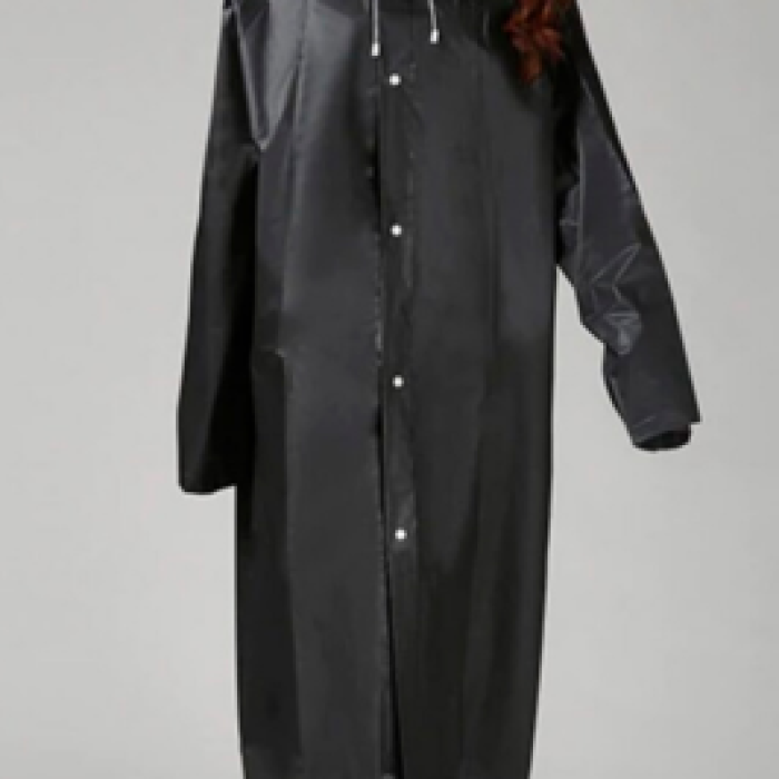 EVA SİYAH PARDESÜ YAĞMURLUK (5460)
