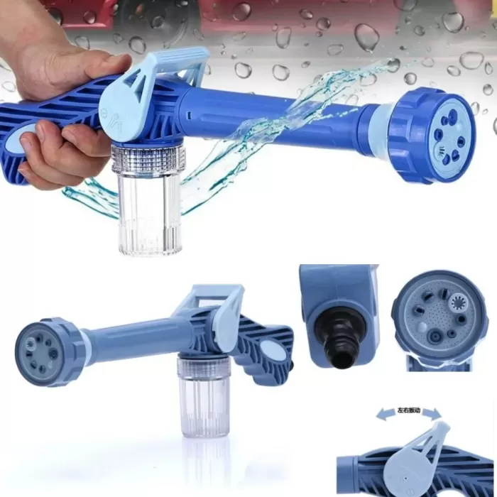 Otomobil Yıkama Sulama Fonksiyonlu Su Püskürtme Tabancası Deterjanlı Akıllı Tayzikli Basınçlı Bahçe (5460)