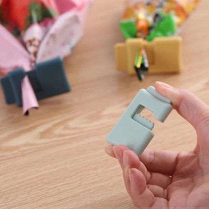 6&amp;apos;lı Hava Sızdırmaz Poşet Torba Ambalaj Ve Paket Kıstırmalı Kapatma Klipsi (5460)