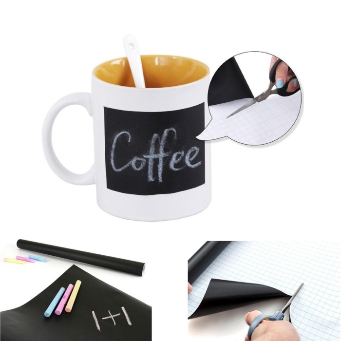 Sticker Rulo Yapışkanlı Çocuk Yazı Yazma Tahtası Yazı Yazma Sticker (5460)