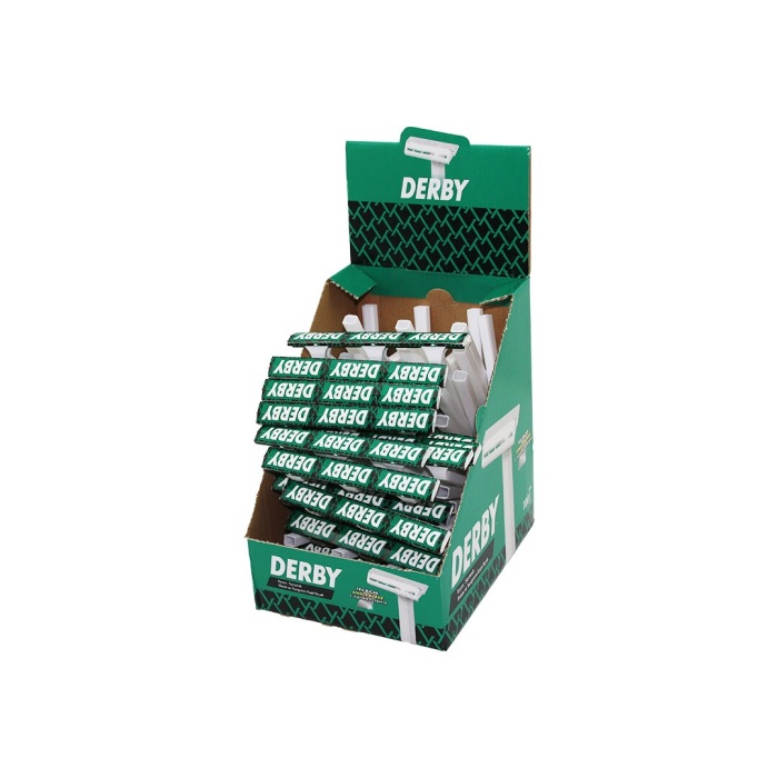 DERBY TEK BIÇAK 100PCS BANYO SAPLI JİLET (5460)