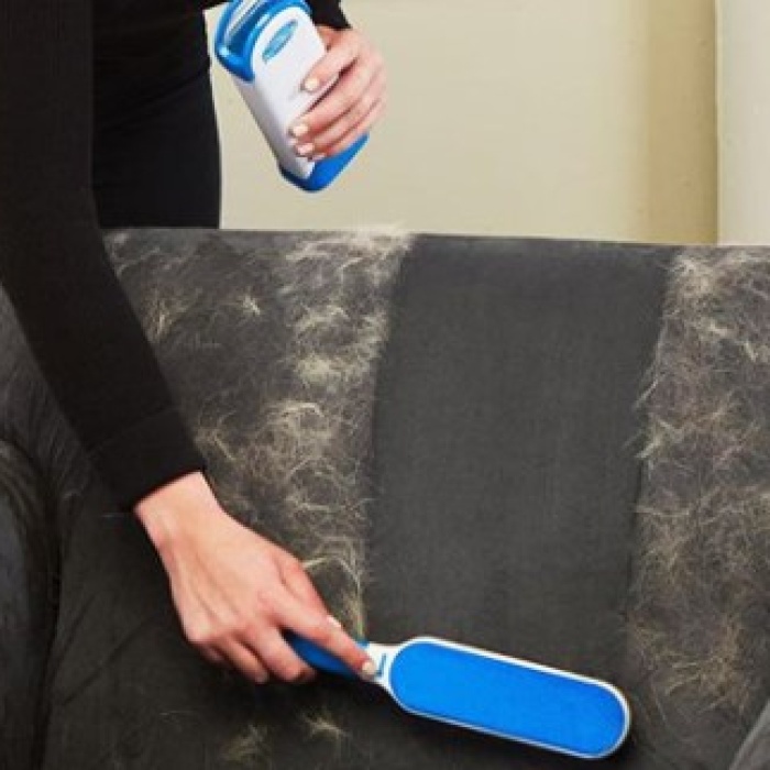 Tüy Toz Temizleyici Fırça Seti 2li Mavi KUTULU (5460)