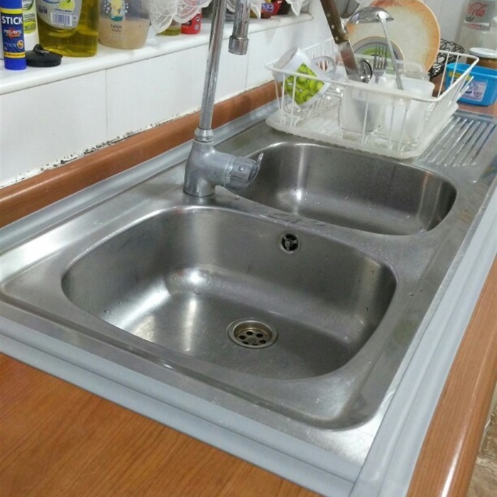 Gri Su Sızdırmaz Banyo Mutfak Lavabo Küvet İzolasyon Şerit Bant (5460)