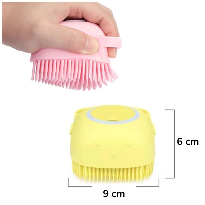 Yumuşak Silikon Malzemeli Esnek Jel Hazneli Masaj Fonksiyonlu Etkili Banyo Duş Kese Lifi (5460)