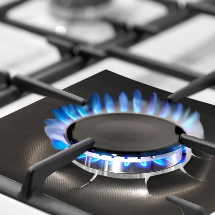 Ocak Koruyucu Folyo Yanmaz Yapışmaz 4&amp;apos;lü Set SiYAH (5460)