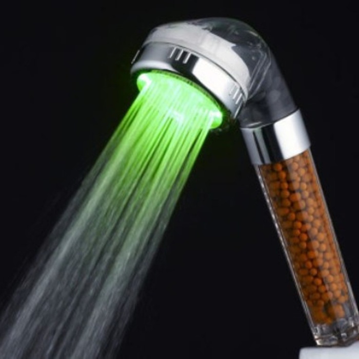 Renk Değiştiren Led Işıklı Tasarruflu Tazyikli Duş Başlığı (5460)