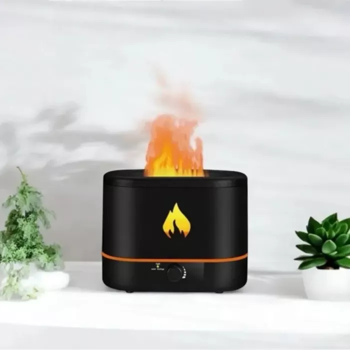 Alev Desenli 2 Lt Su Hazneli Ultrasonik Buhar &amp;amp; Sessiz Çalışma Hava Nemlendirici (5460)