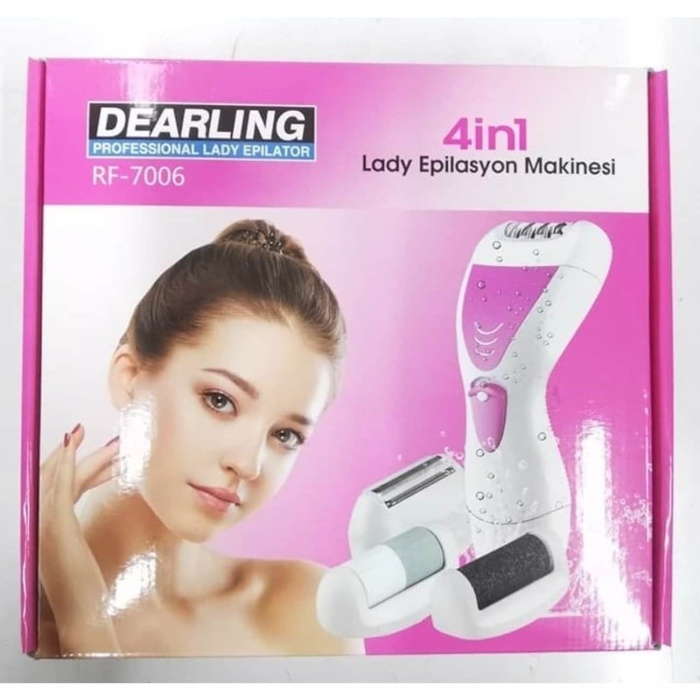 4 In 1 Su Geçirmez Epilasyon Aleti Epilatör Cihazı Tüy Alma Makinesi Topuk Törpüsü (5460)