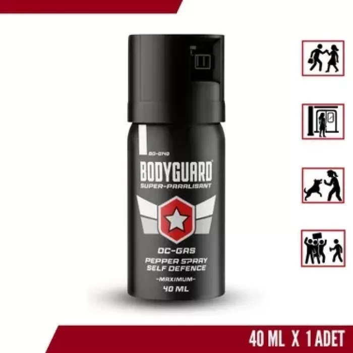 Bodyguard Biber Gazı Sprey 40ML Bodyguard (Göz Yaşartıcı Sprey) (5460)