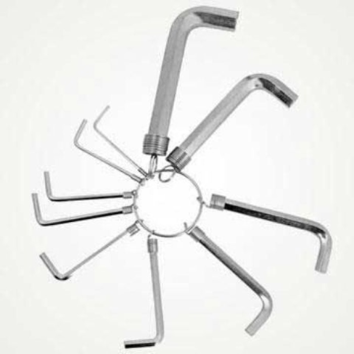 Allen Anahtar Takım Altı Köşeli 10 Parça Alyan (5460)