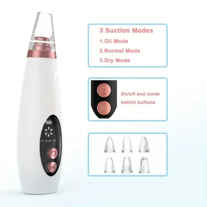 Dijital Göstergeli Siyah Nokta Vakum Cihazı 6 Başlık (5460)